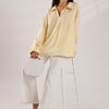 Flowy V Neck wind Shirt 'Yellow'