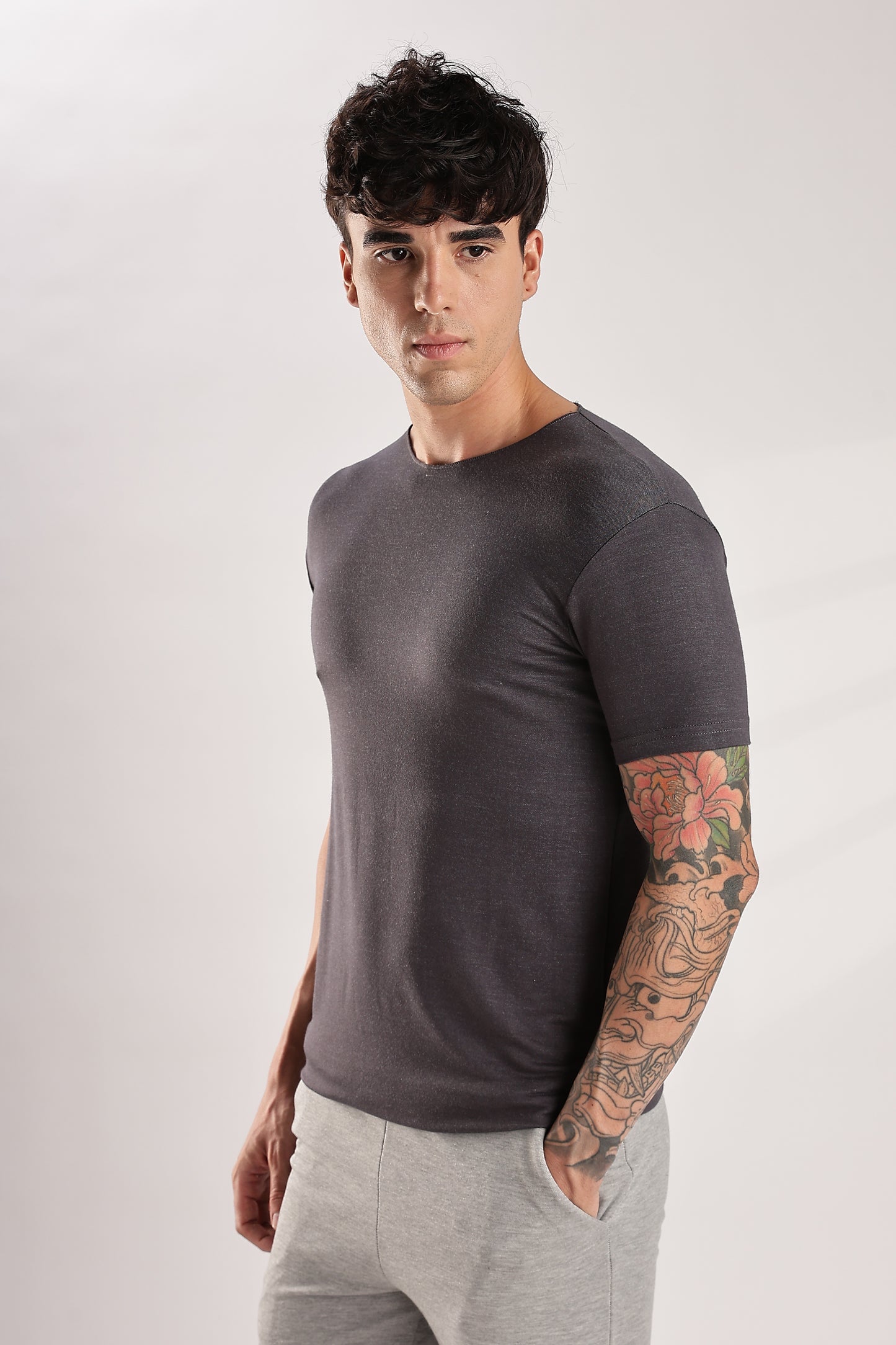 Liquid Tee - Relaxed Fit 'Grey'