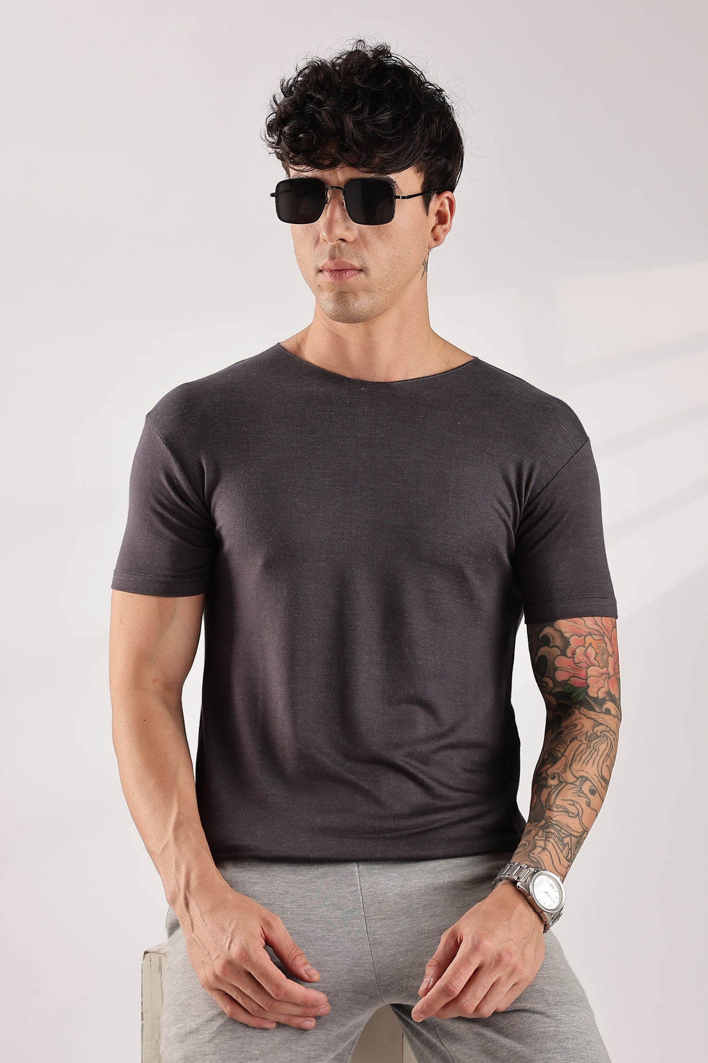Liquid Tee - Relaxed Fit 'Grey'