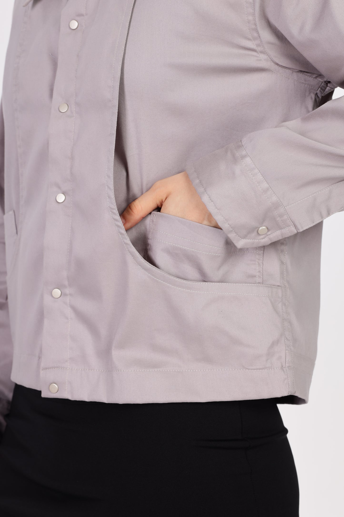 Cool Grey Panel Shirt