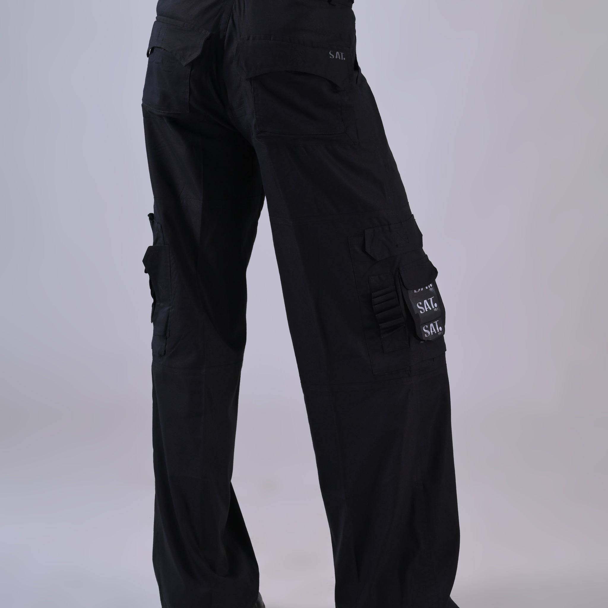 Thin Cargo - Wide Leg Cargo 'Black'