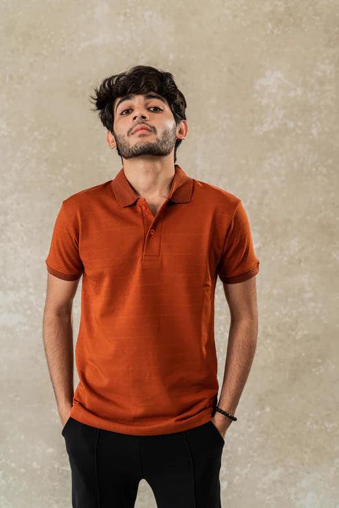 Cherry Rust Polo T-shirt