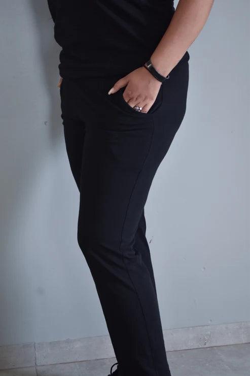 Thin Black Jogpants