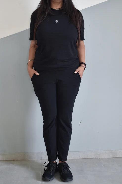 Thin Black Jogpants