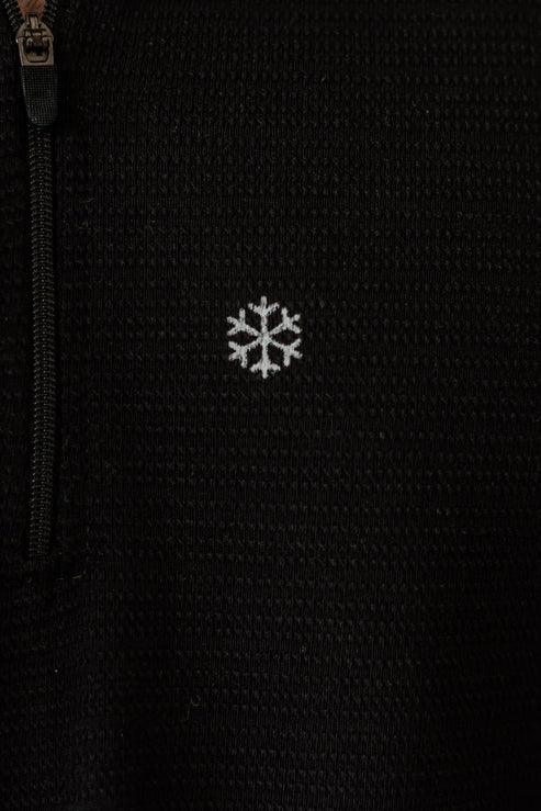 Zip Snowflake Polo T-shirt