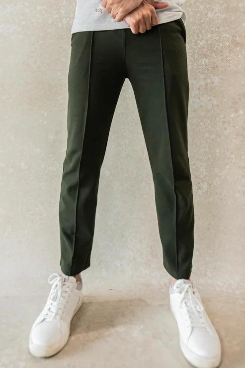 Olive Jogpants (High Waist)